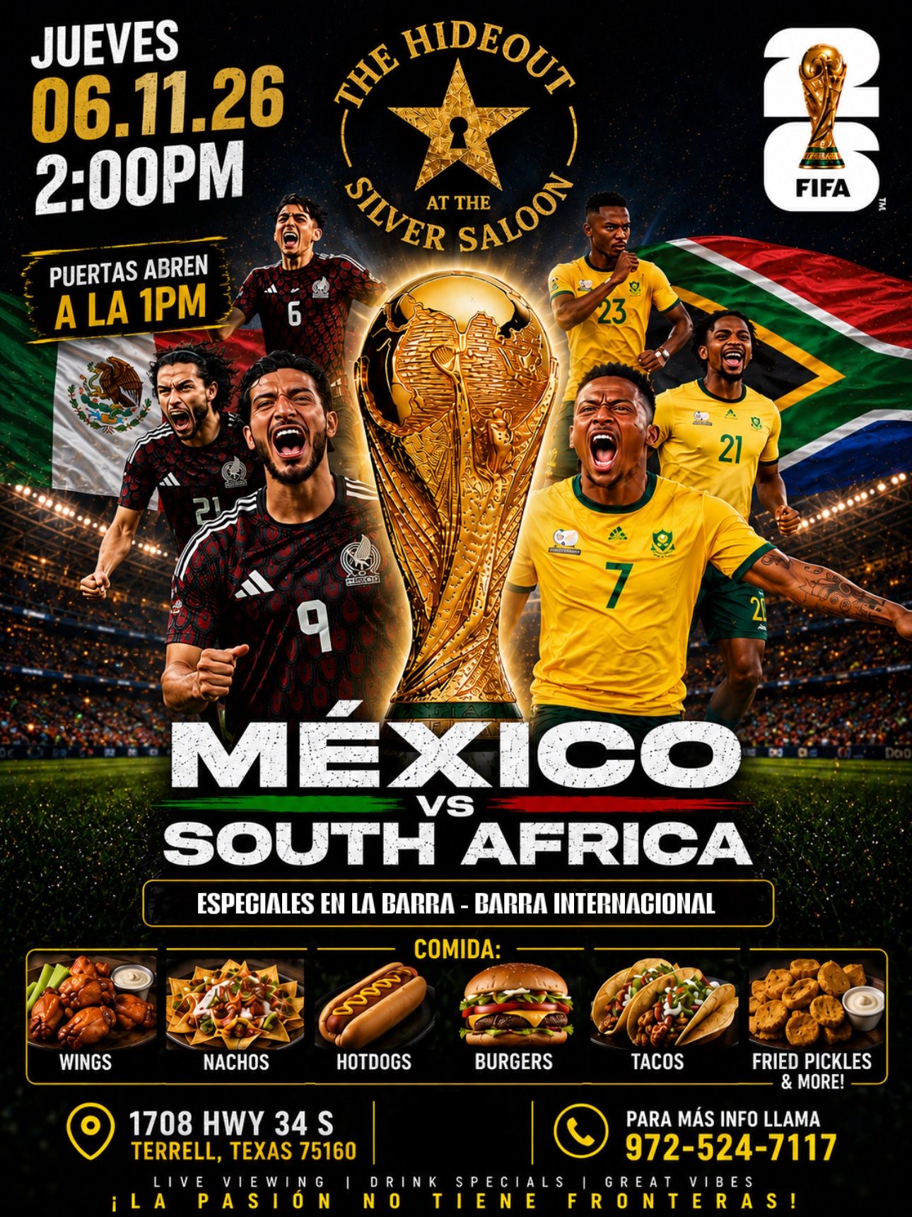 Mexico Vs Sudafrica! Partido Inicial!